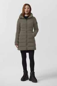 Canada Goose Women's Clair Coat Black Label - Smokey Sage