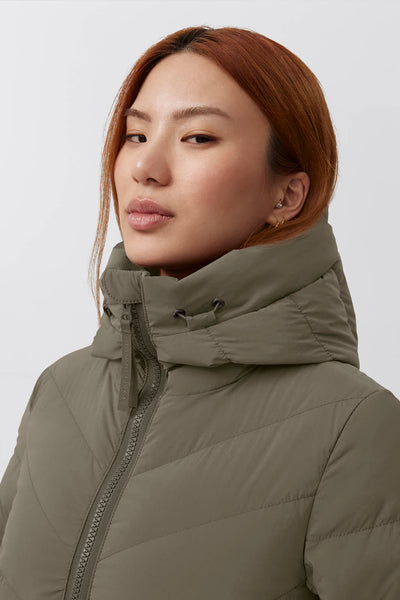 Canada Goose Women's Clair Coat Black Label - Smokey Sage