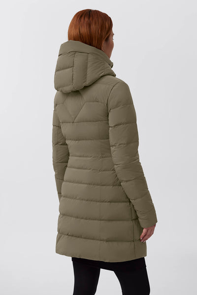 Canada Goose Women's Clair Coat Black Label - Smokey Sage