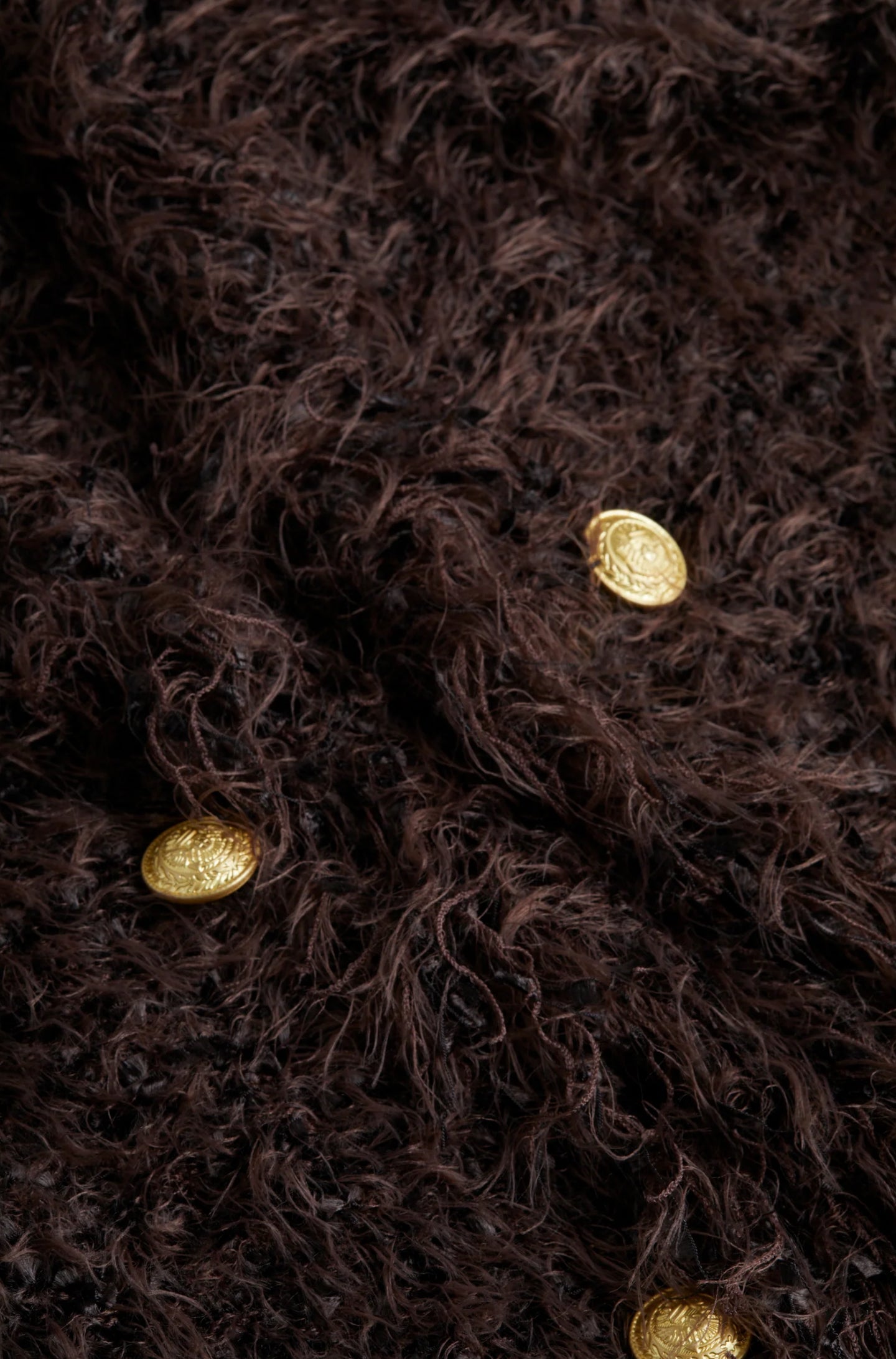 L'AGENCE Azure Cardigan Blazer in Chocolate Ganache