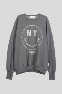 The Laundry Room NY Smiley Jump Jumper Gravity Grey