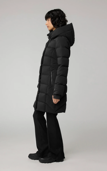 Soia&Kyo Sonny-N parka in Black