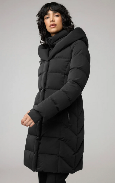 Soia&Kyo Sonny-N parka in Black