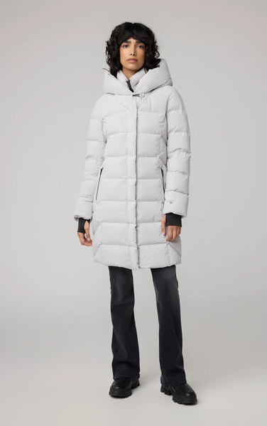 Soia&Kyo Sonny-N parka in stone