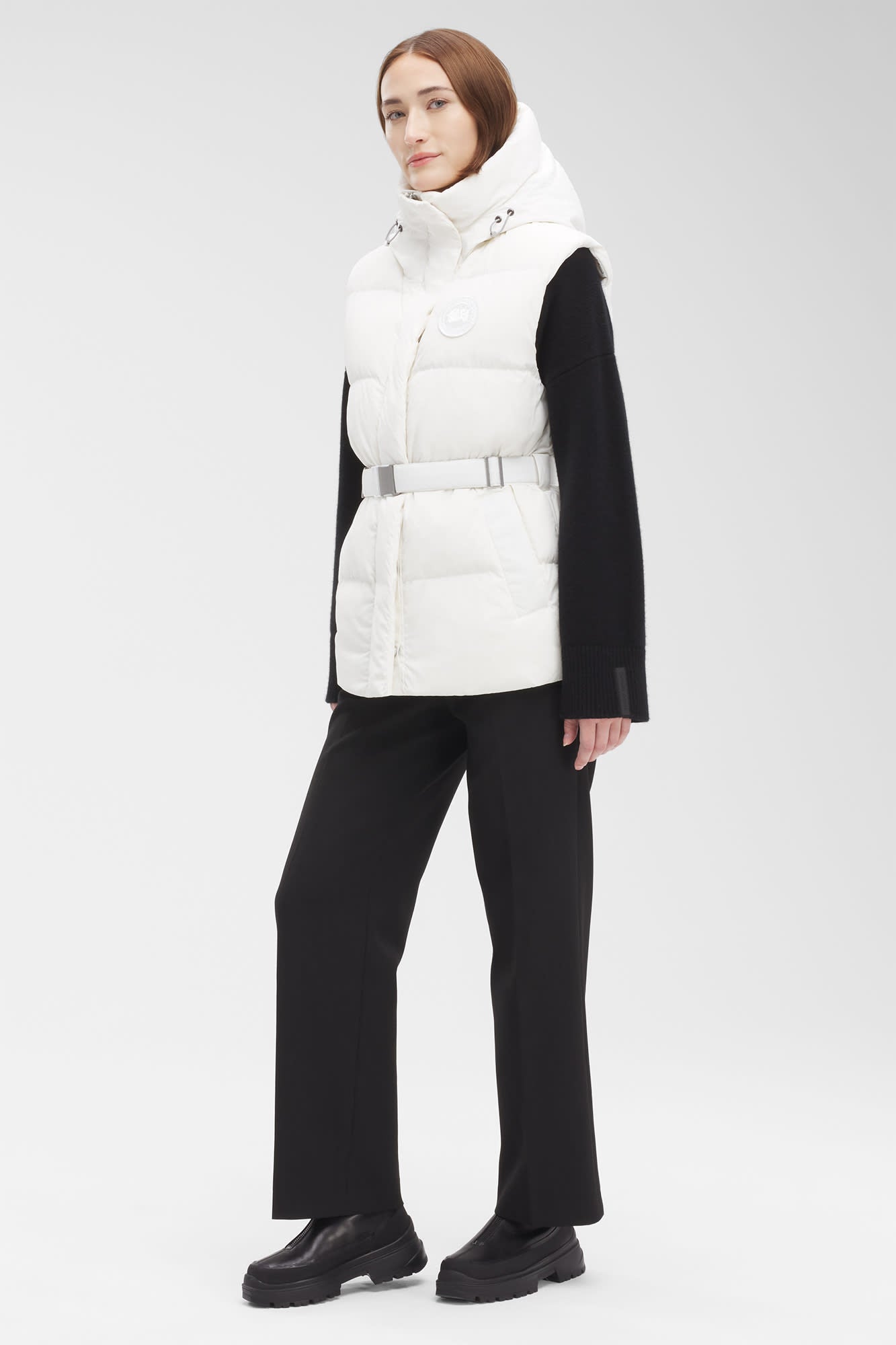 Canada Goose Women's Rayla Vest Tonal Disc - North Star White