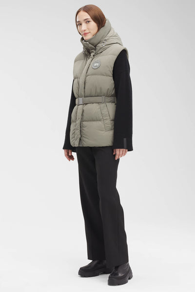 Canada Goose Women's Rayla Vest Tonal Disc- Sagebrush