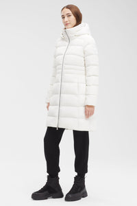 Canada Goose Women's Aurora Parka Tonal Disc - North Star White