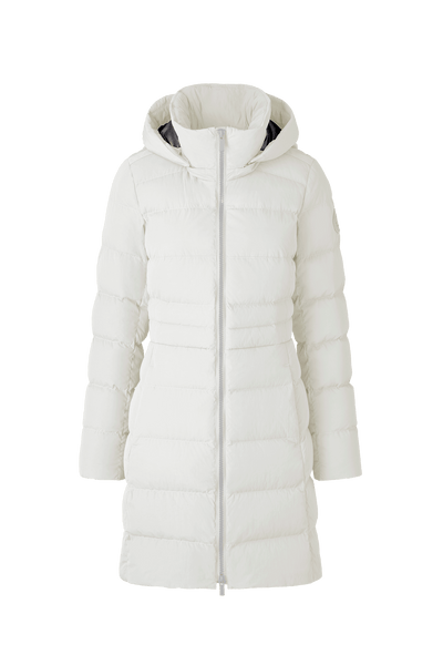 Canada Goose Women's Aurora Parka Tonal Disc - North Star White