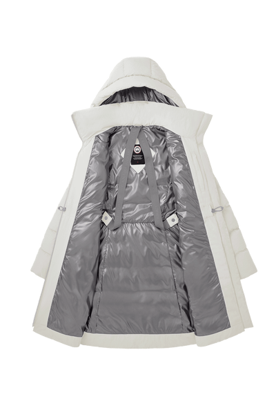 Canada Goose Women's Aurora Parka Tonal Disc - North Star White