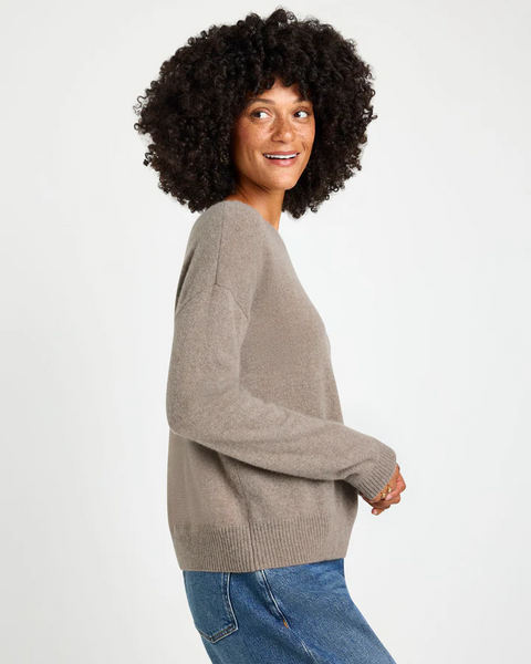 Splendid Tori Cashmere Sweater in Tawny