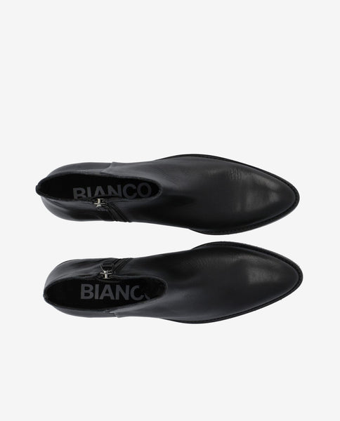 Bianco BiaCarol Side Zip Low Bootie in Black