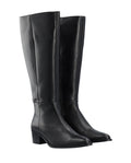 Bianco BiaCarol Knee High Side Zip Boot in Black