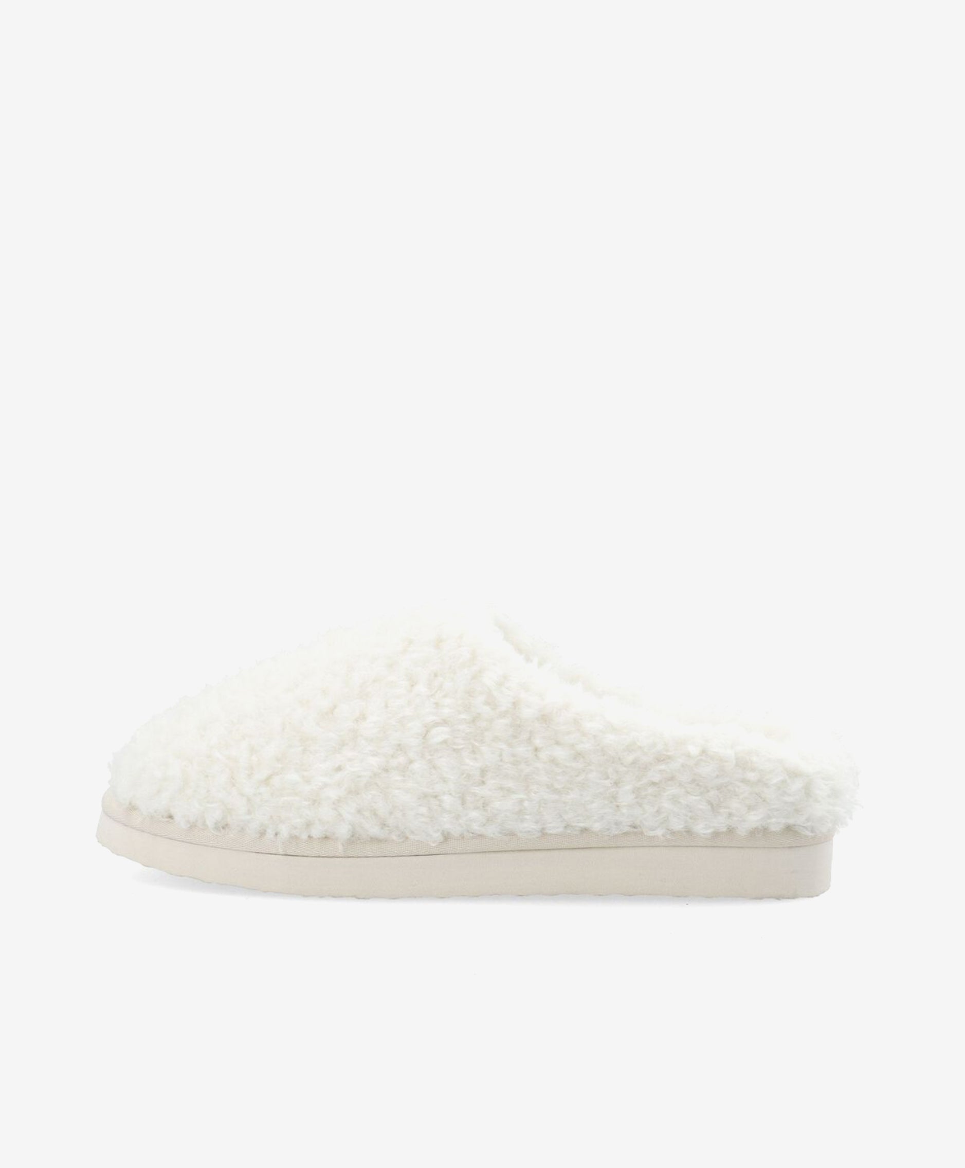 Bianco BiaSweetie Slipper in Faux Shearling in OffWhite