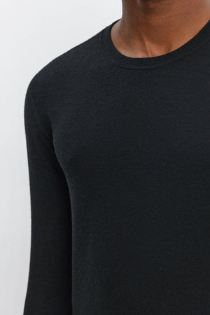 Velvet Men’s Becker02 Cozy Jersey L/S Top - Black