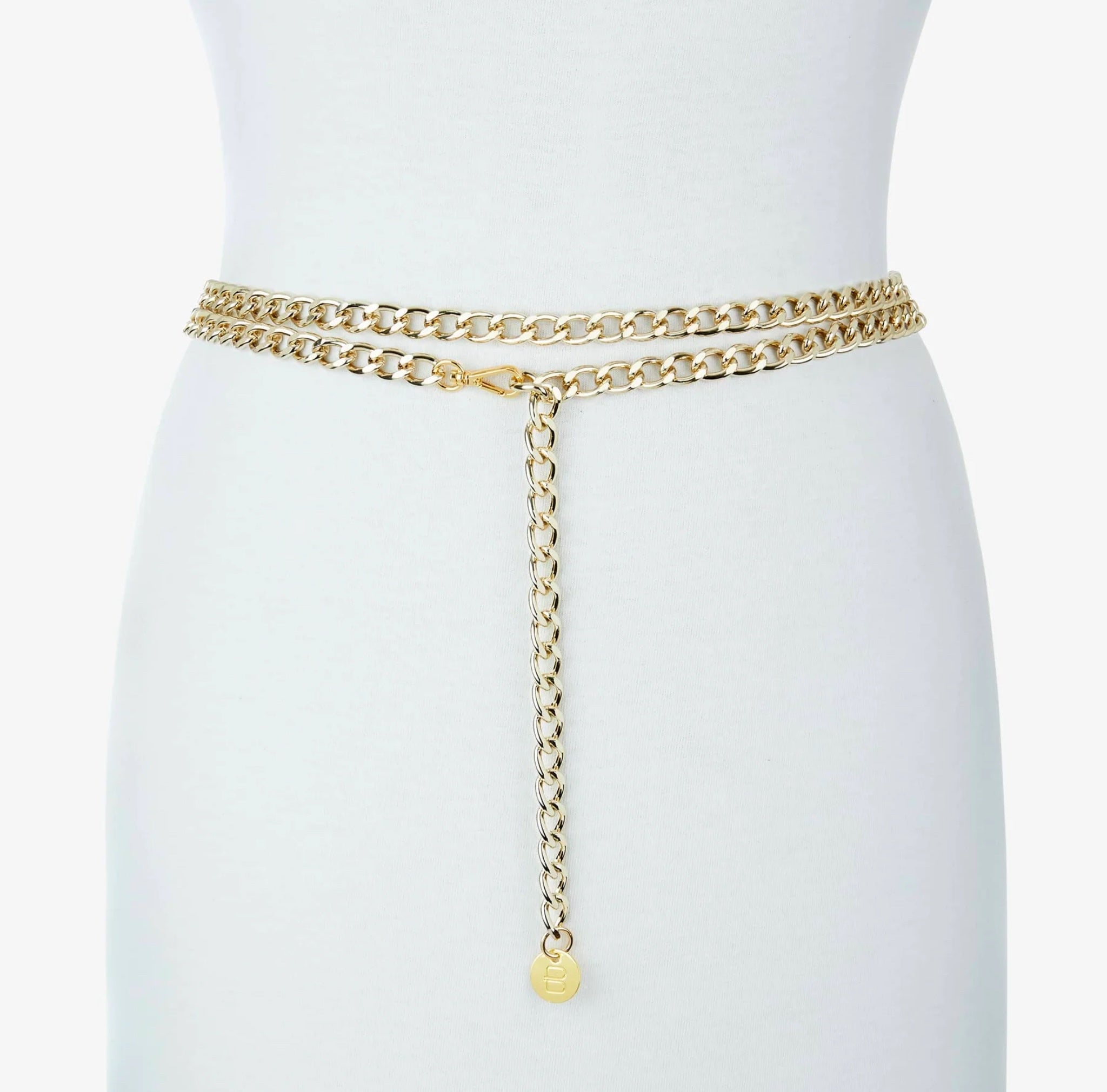 Brave Nyasia chain link belt in gold