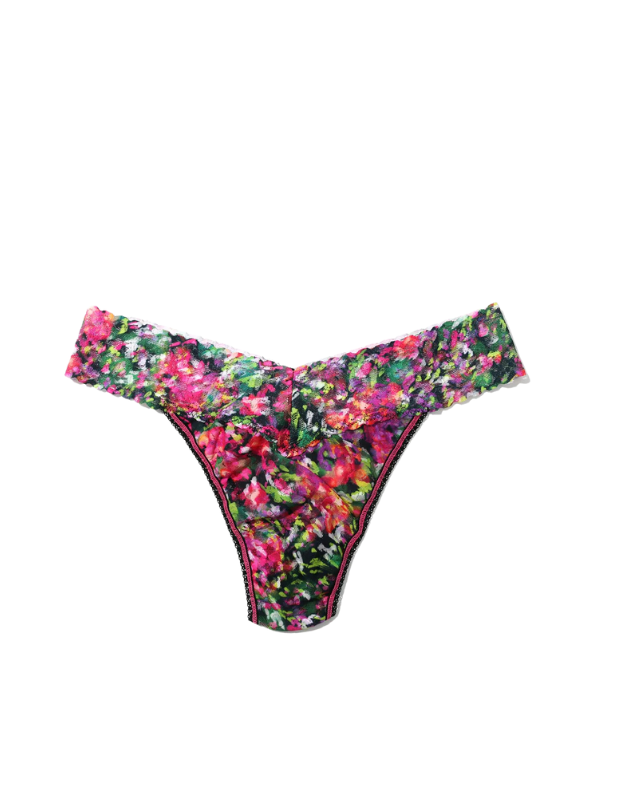 hanky panky original rise print thong in Celebration