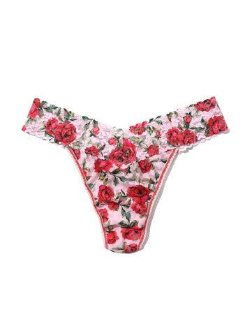 hanky panky original rise print thong in Je T'aime