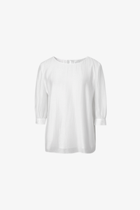 Meilleur Moment Power of Simple 3/4 Slv Top Plain White