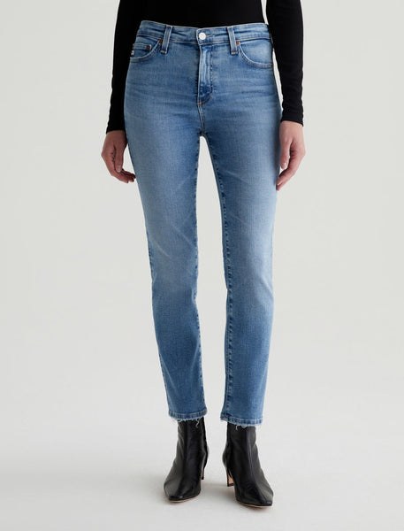 AG Mari Crop Hi Rise Slim Straight Jean 18 Years Avalon