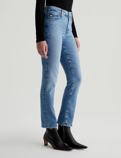 AG Mari Crop Hi Rise Slim Straight Jean 18 Years Avalon