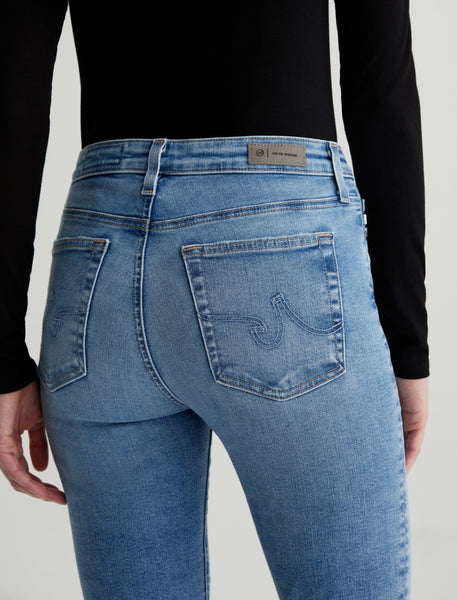 AG Mari Crop Hi Rise Slim Straight Jean 18 Years Avalon