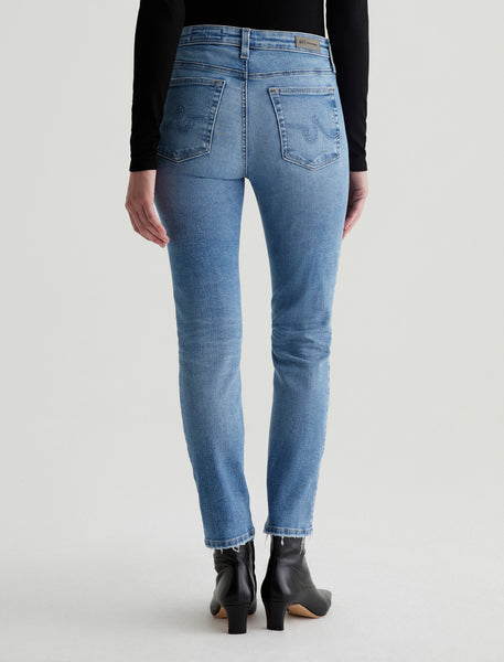 AG Mari Crop Hi Rise Slim Straight Jean 18 Years Avalon