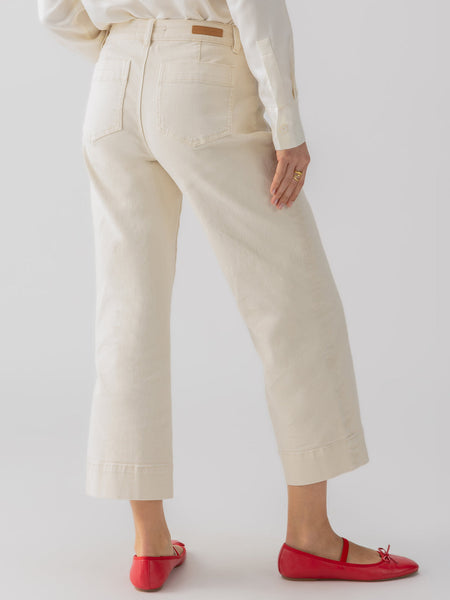 Sanctuary Marine Denim Cropped Pant in French Vanilla