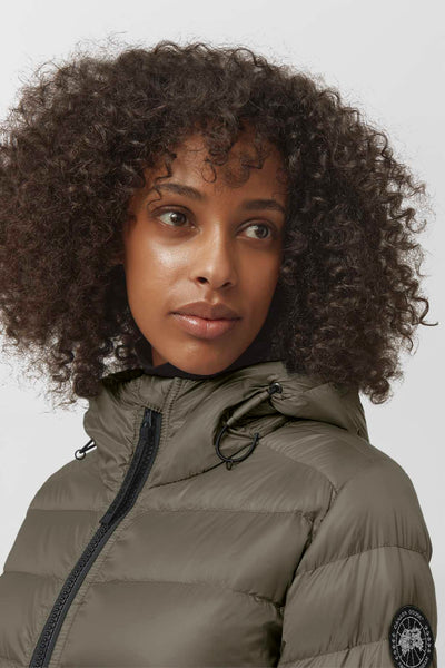 Canada Goose Women's Cypress Hooded Jacket Black Label -Smokey Sage