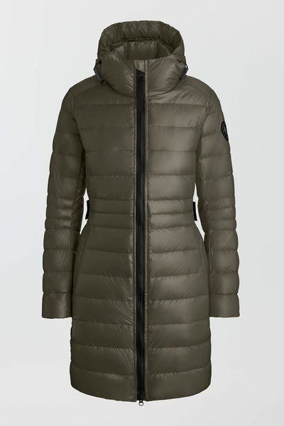 Canada Goose Women's Cypress Hooded Jacket Black Label -Smokey Sage