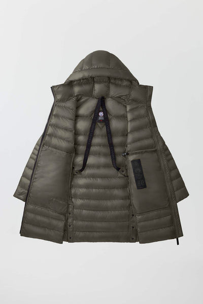 Canada Goose Women's Cypress Hooded Jacket Black Label -Smokey Sage