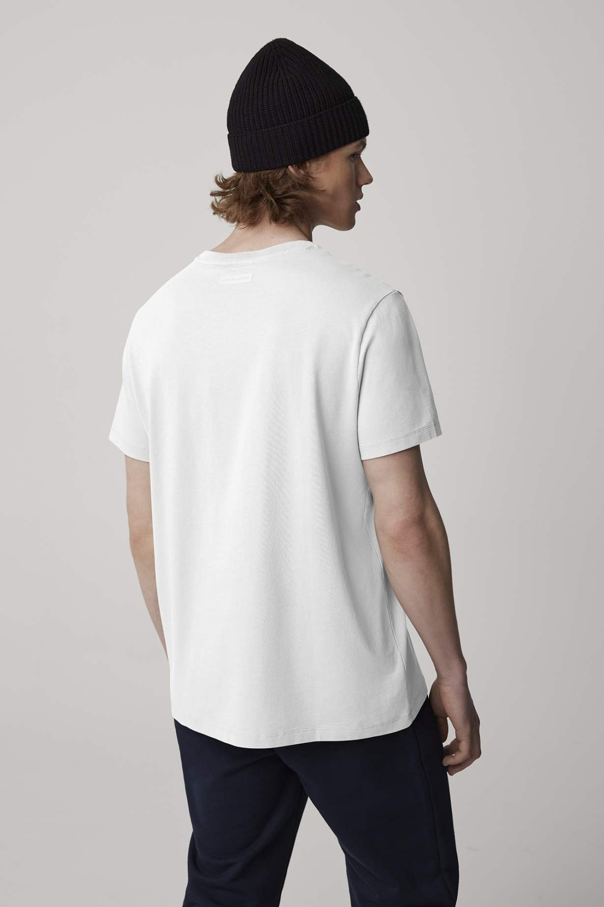 Canada Goose Men's Emersen T-Shirt Embroidered Wordmark - White