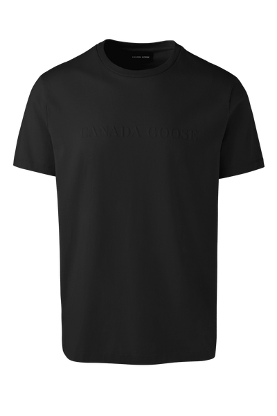 Canada Goose Men's Emersen T-Shirt Embroidered Wordmark - Black