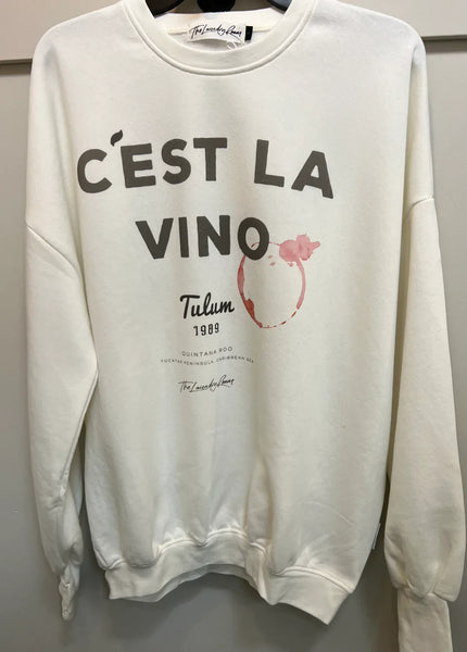 The Laundry Room C'est La Vino Jump Jumper in White