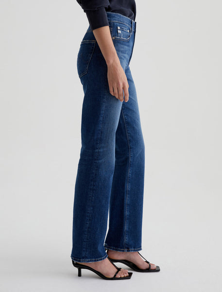 AG Brinley Mid-Rise Straight Jean in  11 Years Memory