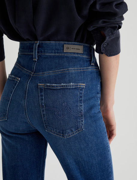 AG Brinley Mid-Rise Straight Jean in  11 Years Memory