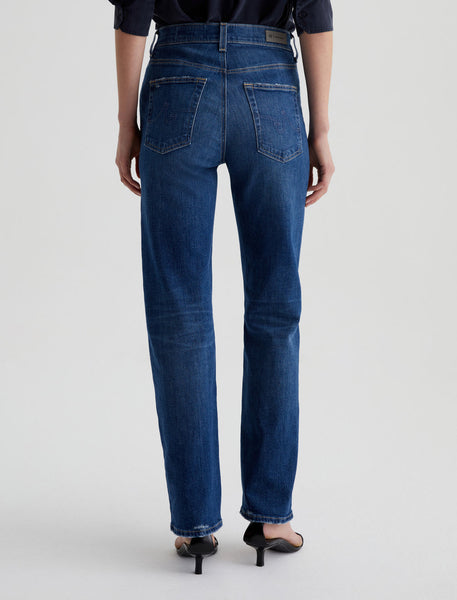 AG Brinley Mid-Rise Straight Jean in  11 Years Memory