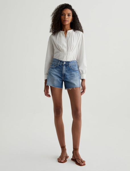 AG Jeans Halle Mid Shorts in Gemini