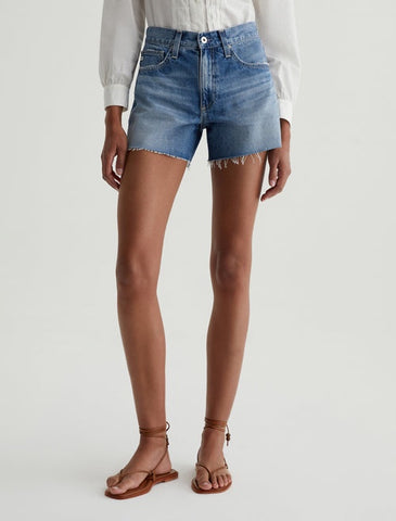 AG Jeans Halle Mid Shorts in Gemini