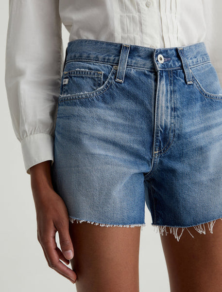 AG Jeans Halle Mid Shorts in Gemini