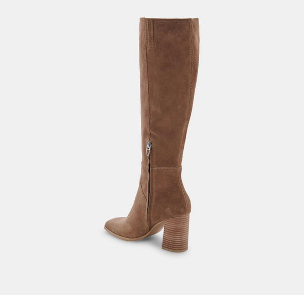Dolce Vita Fynn Tall Boot in Truffle Suede