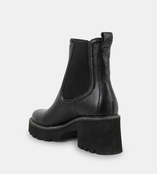 Dolce Vita HawkH20 Waterproof Chunky BLK leather boot