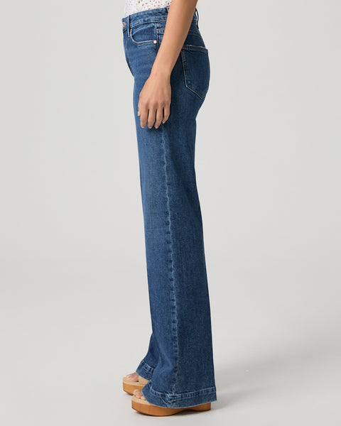 Paige Leenah Long Sleek Wide leg Jean in Soundcheck