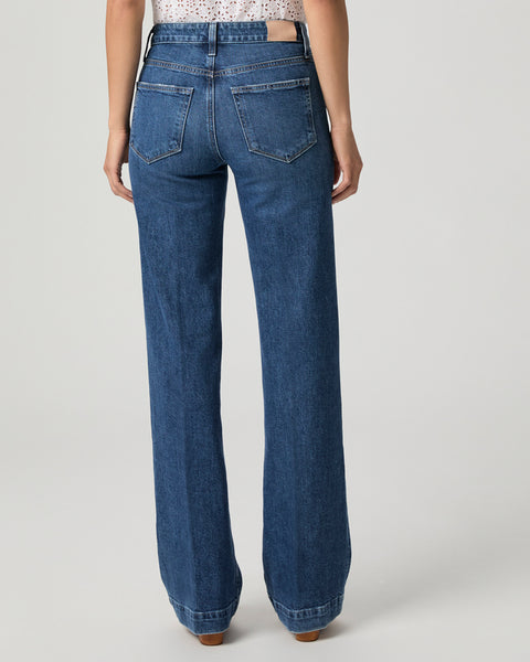 Paige Leenah Long Sleek Wide leg Jean in Soundcheck