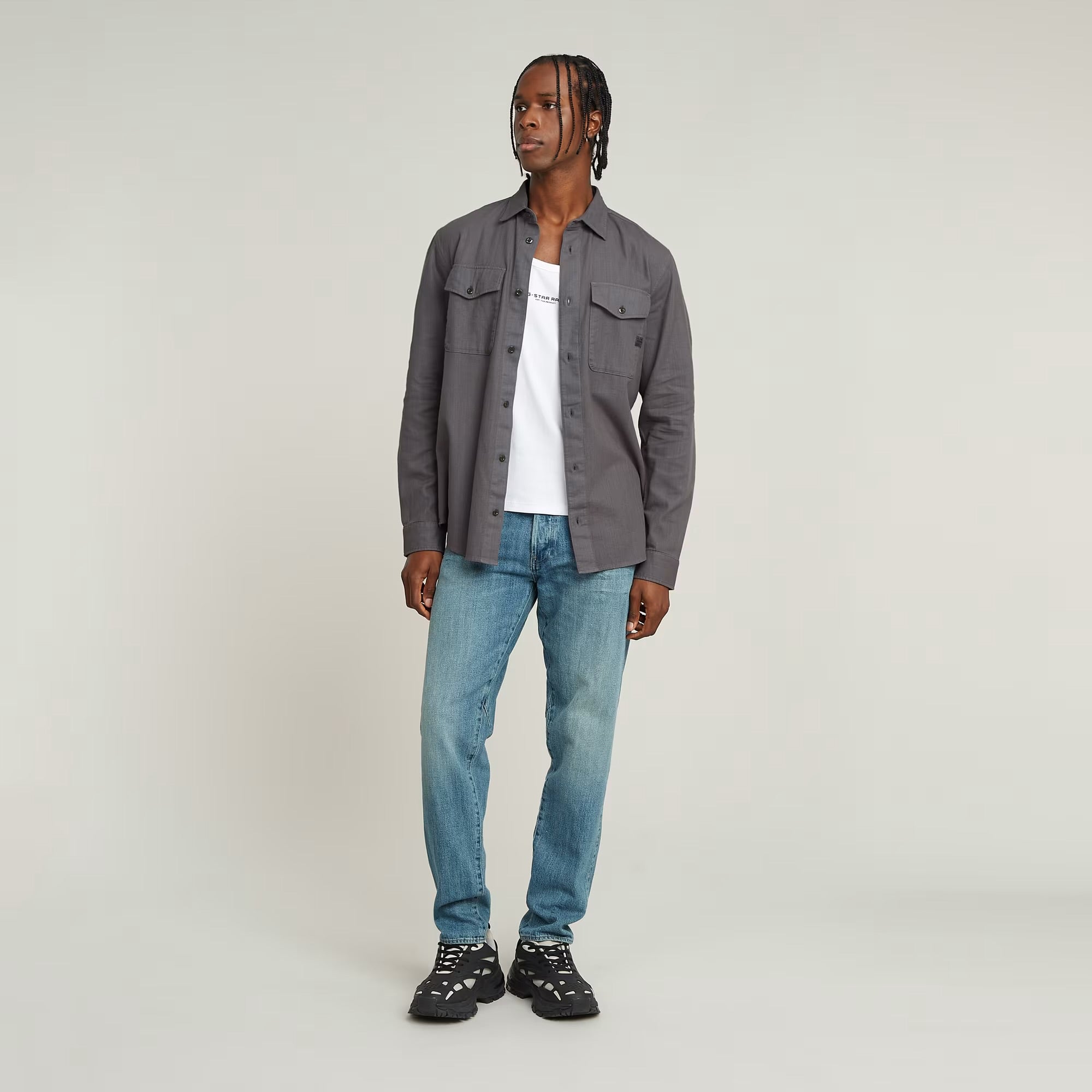 G-STAR MARINE SLIM Shirt - GS Grey