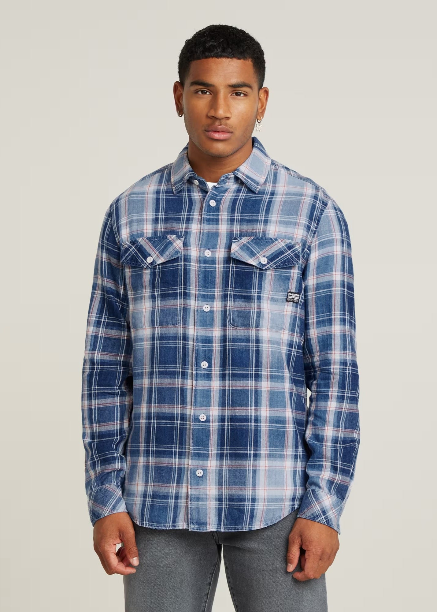 G-STAR MARINE SLIM Shirt - Medium Aged
