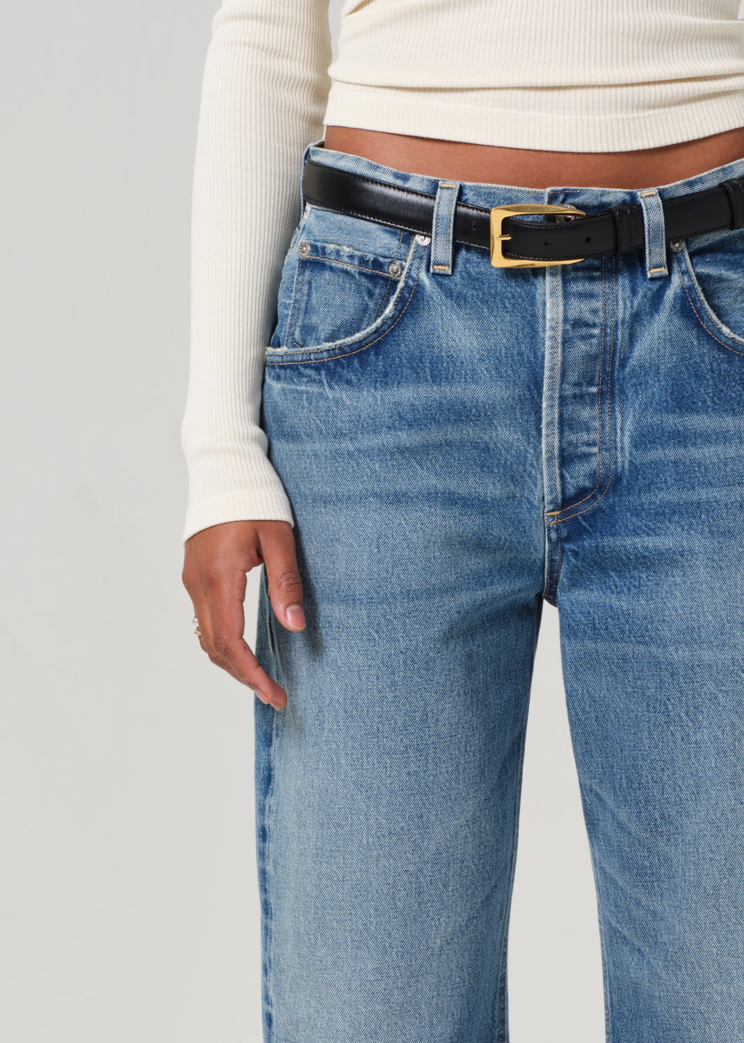 Citizens of Humanity Dahlia Relaxed Bow Leg Jean in Pacifica