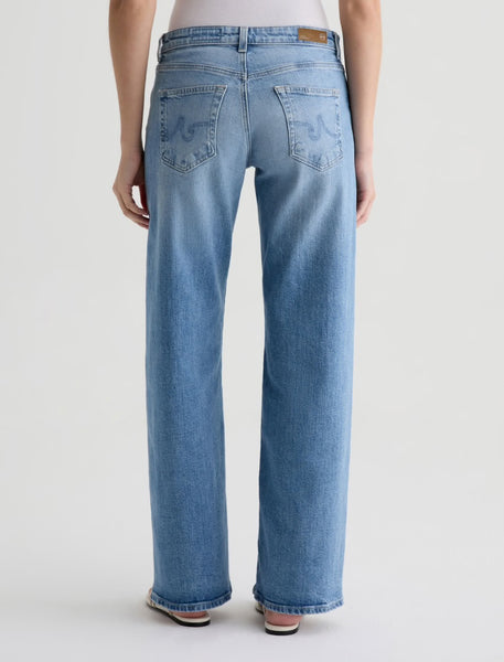 AG Adria Low-Rise Wide Leg Jean in Helios