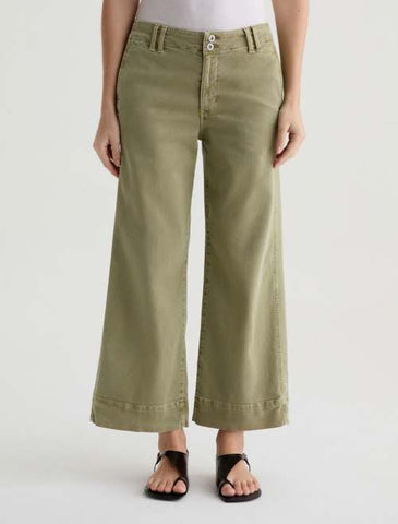 AG Natasha Mid Rise Crop Jean in Sulfur Basil