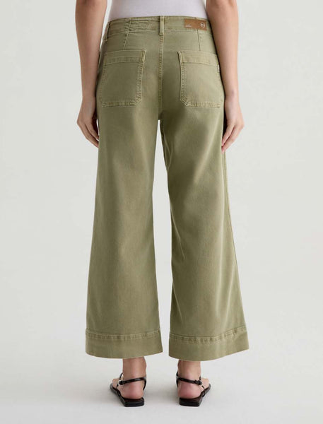 AG Natasha Mid Rise Crop Jean in Sulfur Basil