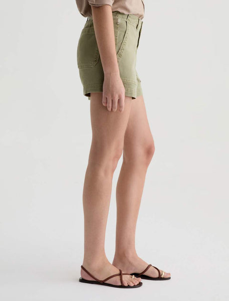 AG Analeigh Utility Short in Sulfur Basil